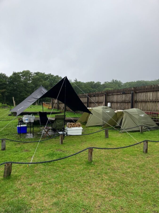 くもわくテラス天空キャンプ場のテント