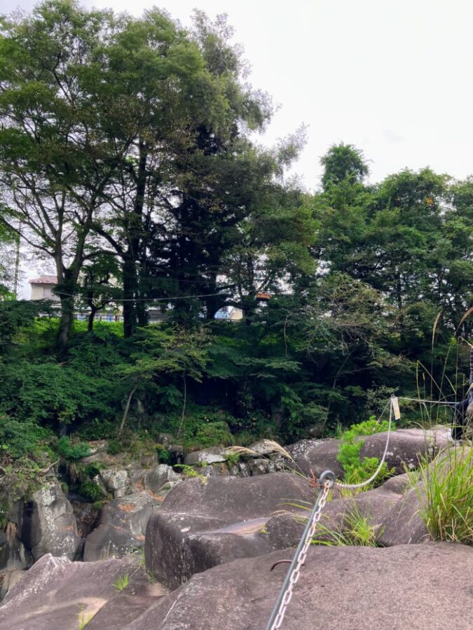 岩手県一関市の厳美渓の景色
