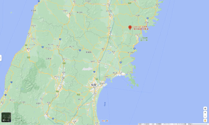 望洋平キャンプ場のマップ