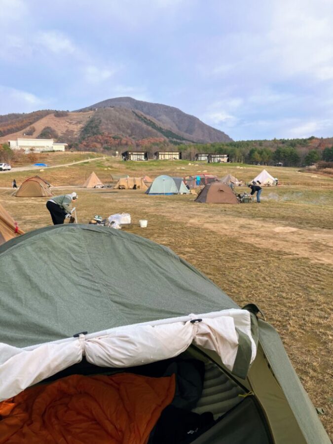 テントとキャンプ場