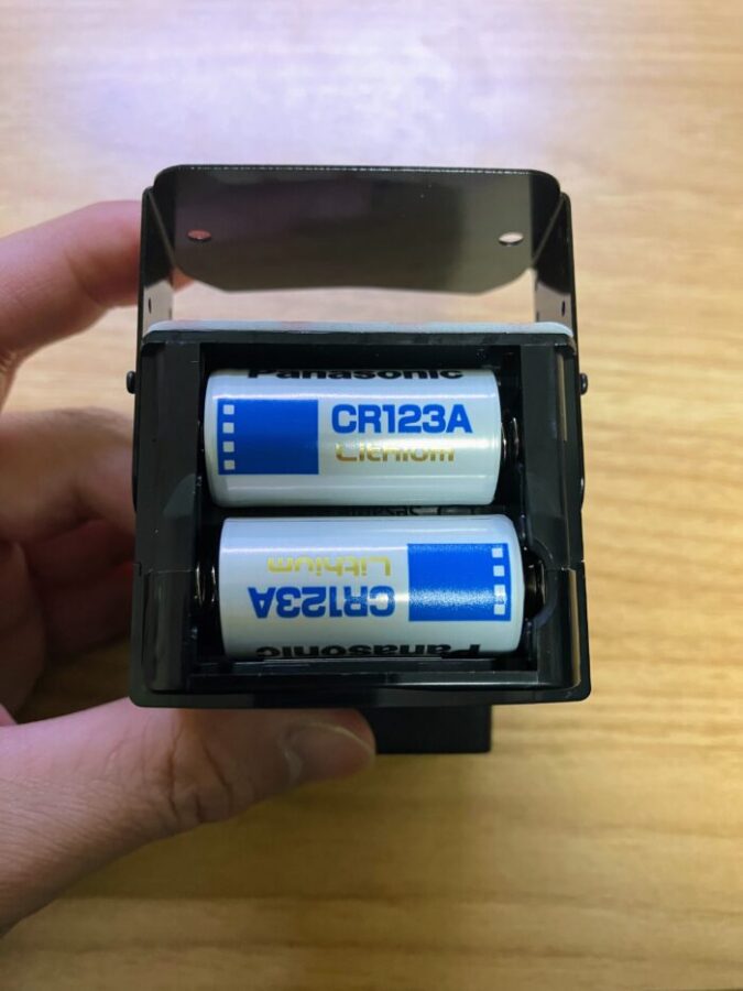 CR123Aの電池