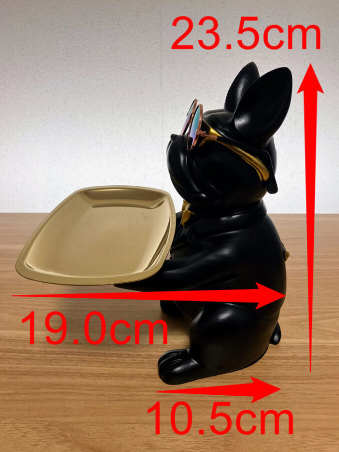 SENJWARMの皿を捧げる犬さんのサイズ